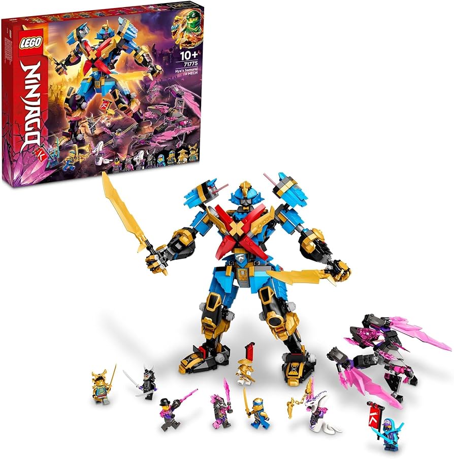 Amazon.co.jp: LEGO Ninjago 71775 Meow Samurai X Mech Suit Gift Toy