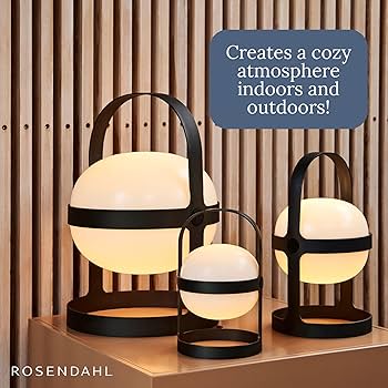 Amazon.com: Rosendahl Soft Spot Solar Circular Lantern - 7.3 in