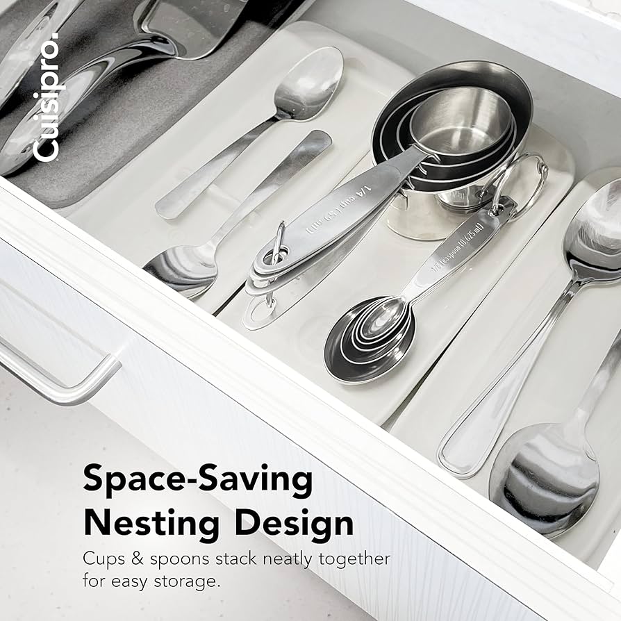 Amazon.com: CUISIPRO Measuring Cup & Spoon Set SS: Home & Kitchen