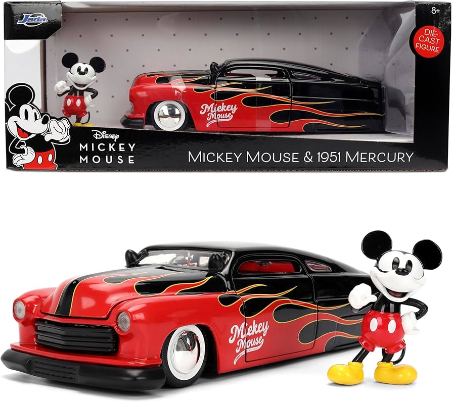 Amazon.com: Jada Disney Vintage Mickey – 1951 Mercury – Hollywood