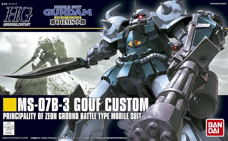 Amazon | HGUC 1/144 MS-07B3 グフカスタム (機動戦士ガンダム 第08MS