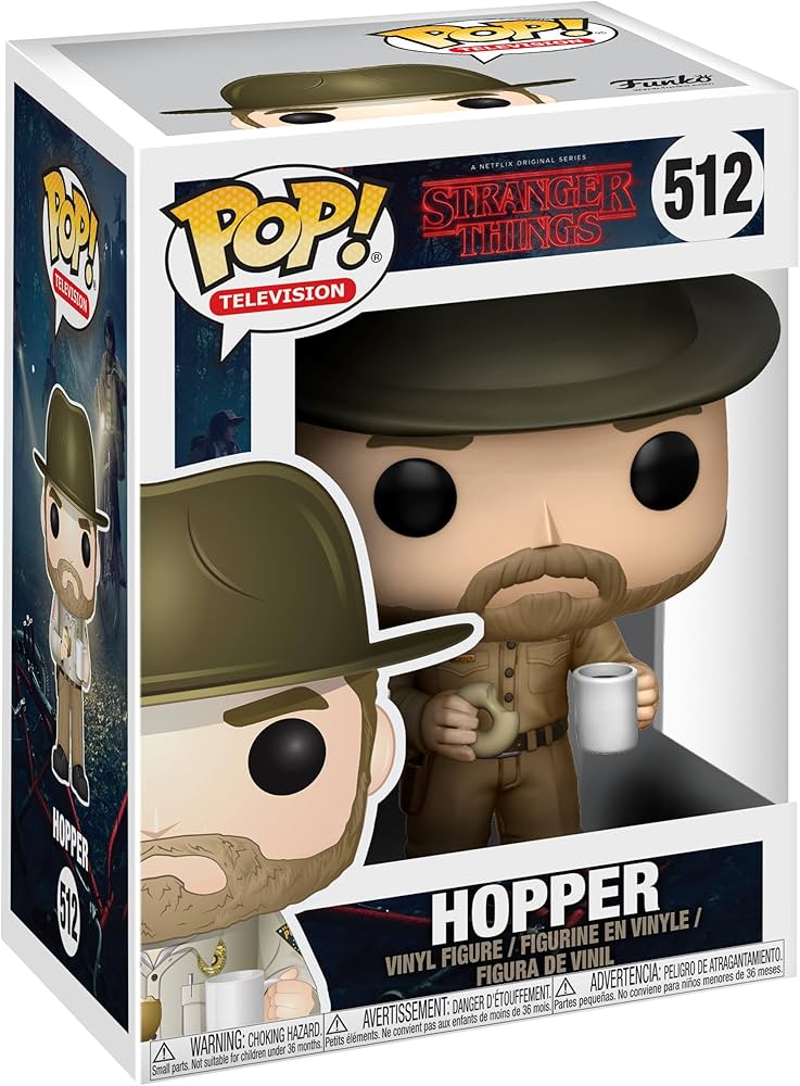 Amazon | Pop Stranger Things Hopper with Donut Vinyl Figure