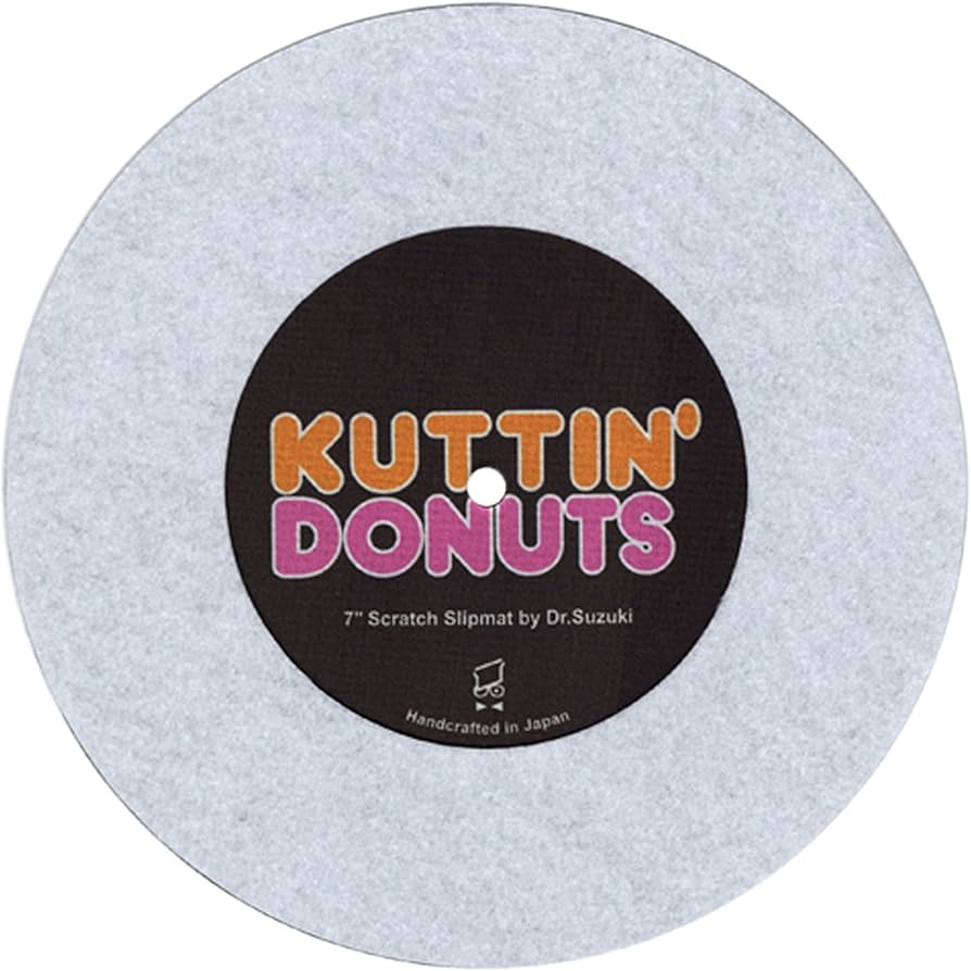 Amazon.co.jp: Dr.SUZUKI Kuttin' Donuts 7' Slipmat White 7インチ用