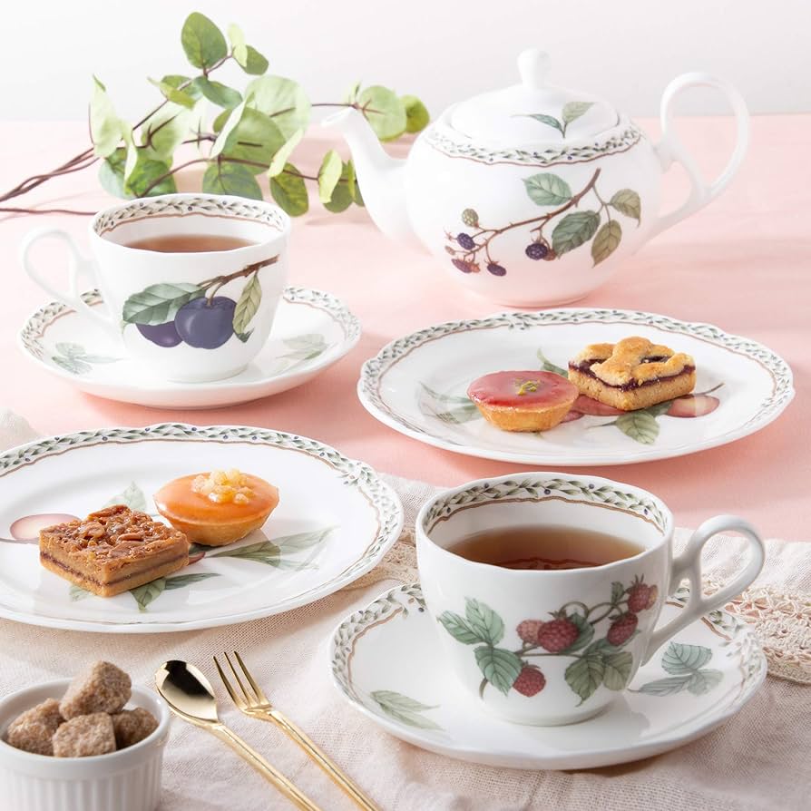 Amazon.com: Noritake T97863/4911 Tea Pot with Tea Strainer, 20.3