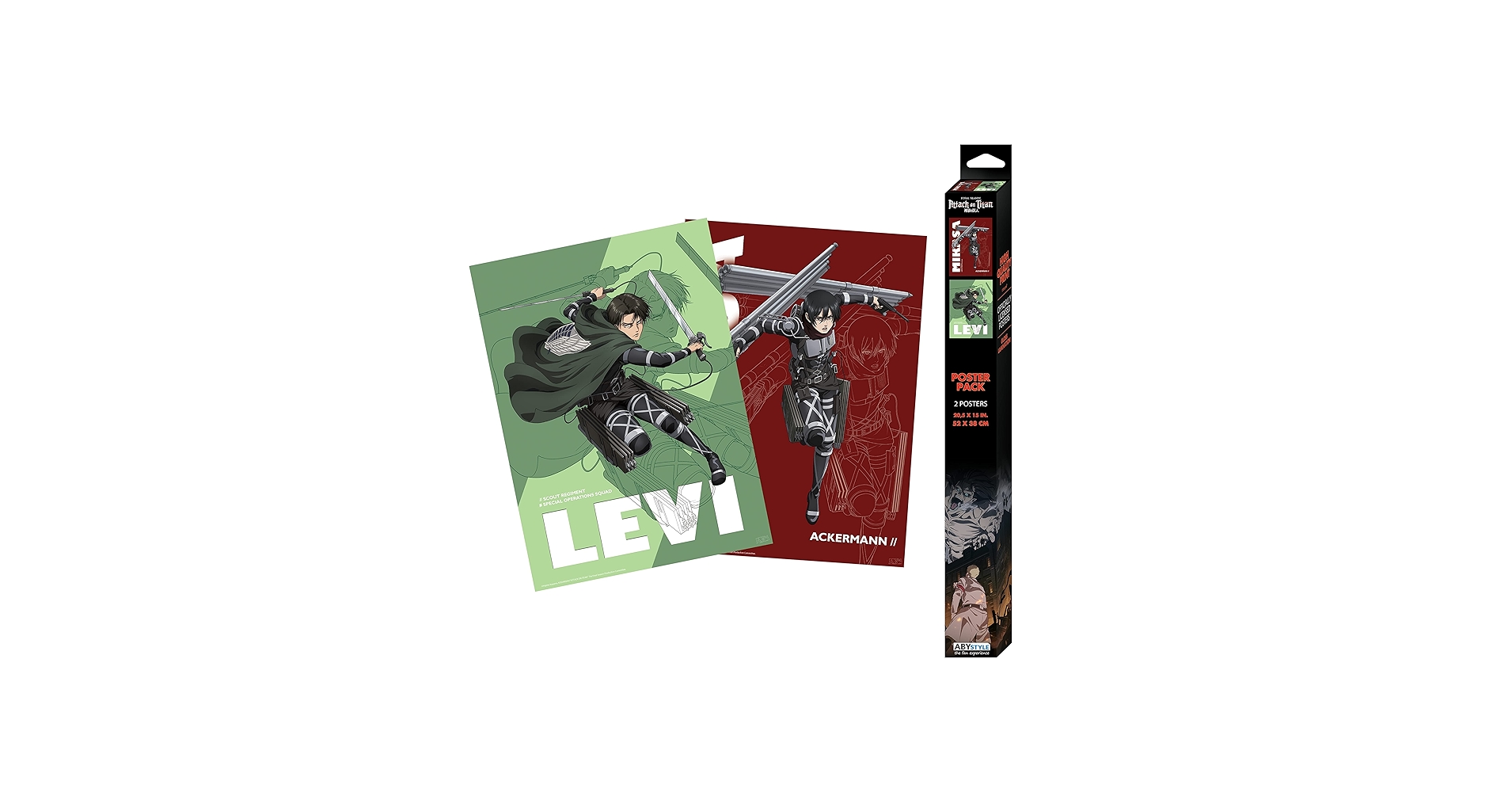 Amazon.com: ABYSTYLE GBEye Attack on Titan Set 2 Chibi Posters Set