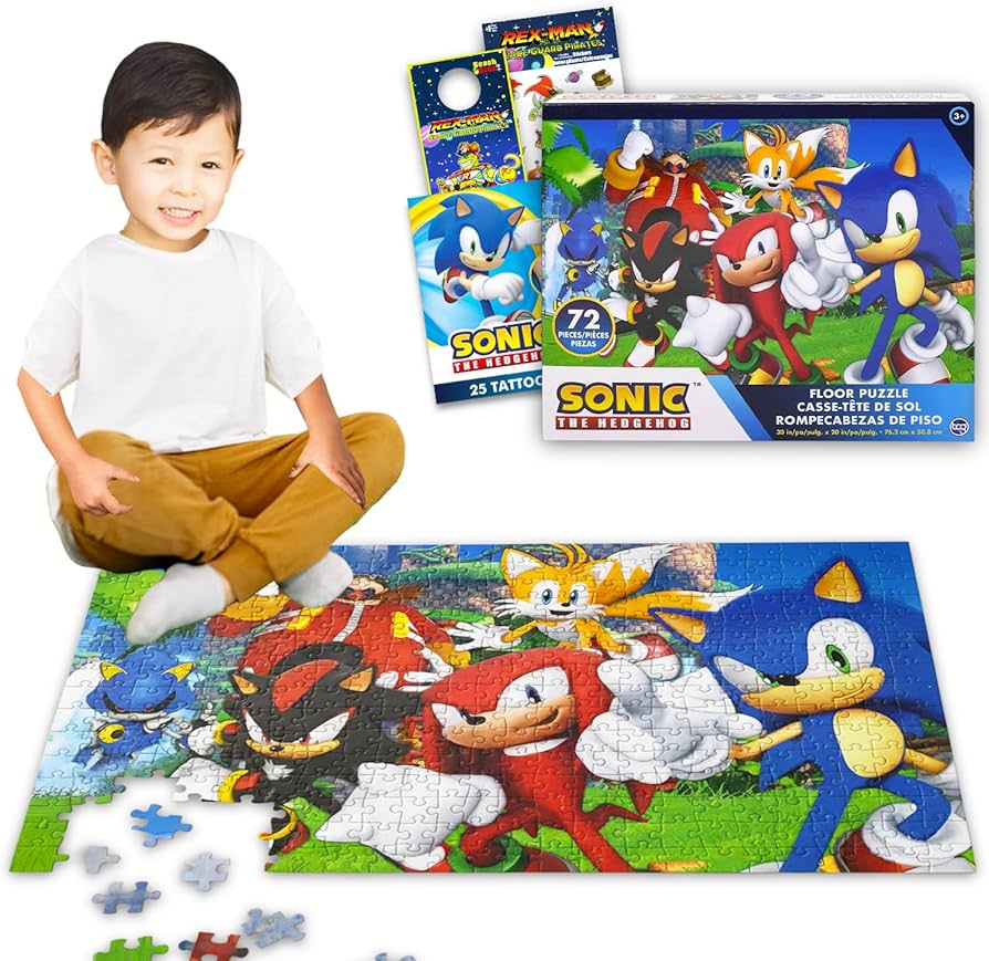 Amazon.co.jp: ソニック・ザ・ヘッジホッグ フロアパズル 子供用