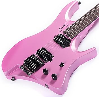 グローテ ヘッドレスエレキギター ソリッドマホガニーボディ Amazon