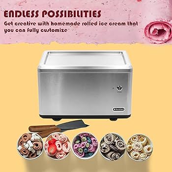 Amazon.com: Whynter ICR-300SS 0.5-Quart Stainless Steel Rolled Ice