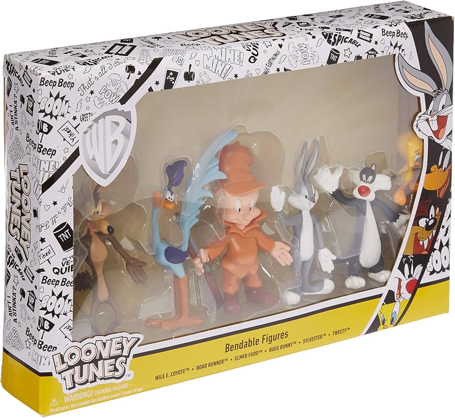 Looney Tunes - 6-Piece Bendable Action Figure Set : Amazon.sg: Toys