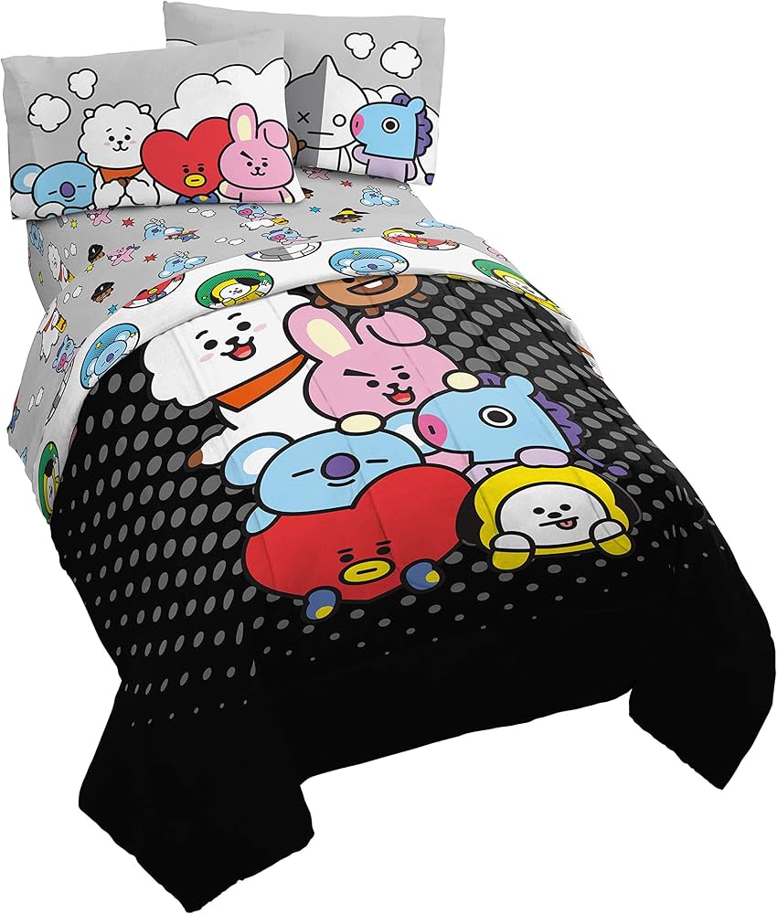 Amazon.co.jp: Jay Franco Line Friends BT21 ピラミッド 4ピース