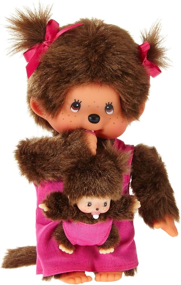 Amazon.com: Monchhichi 20cm Mothercare (Pink) : Toys & Games
