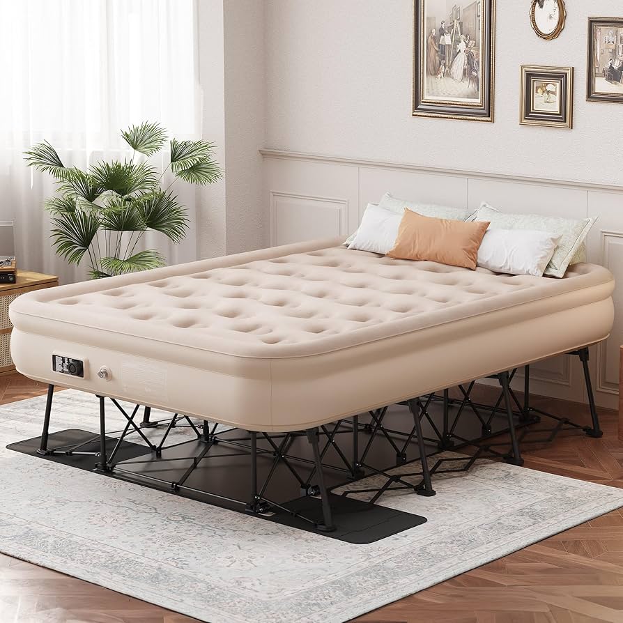 Amazon.com: YITAHOME Inflatable Queen Air Mattress with Steel