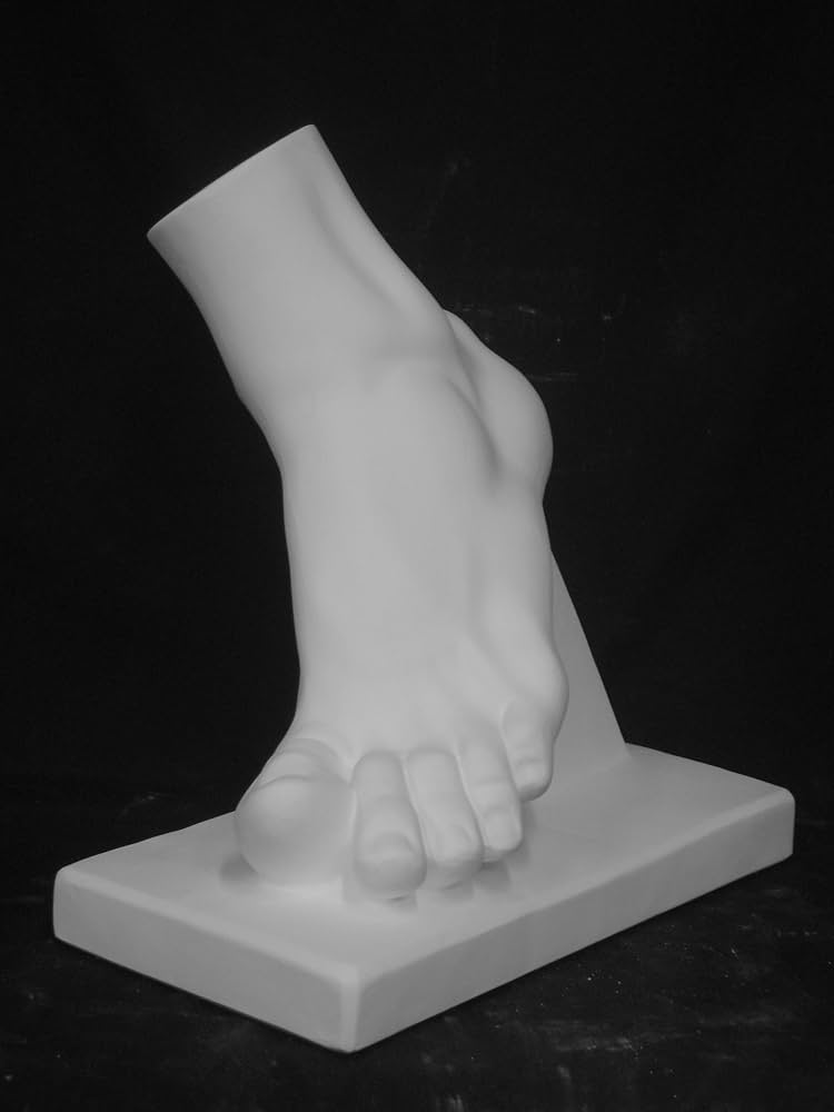 Amazon.co.jp: 石膏像 B－514 男の足（ボルゲーゼの闘士） H