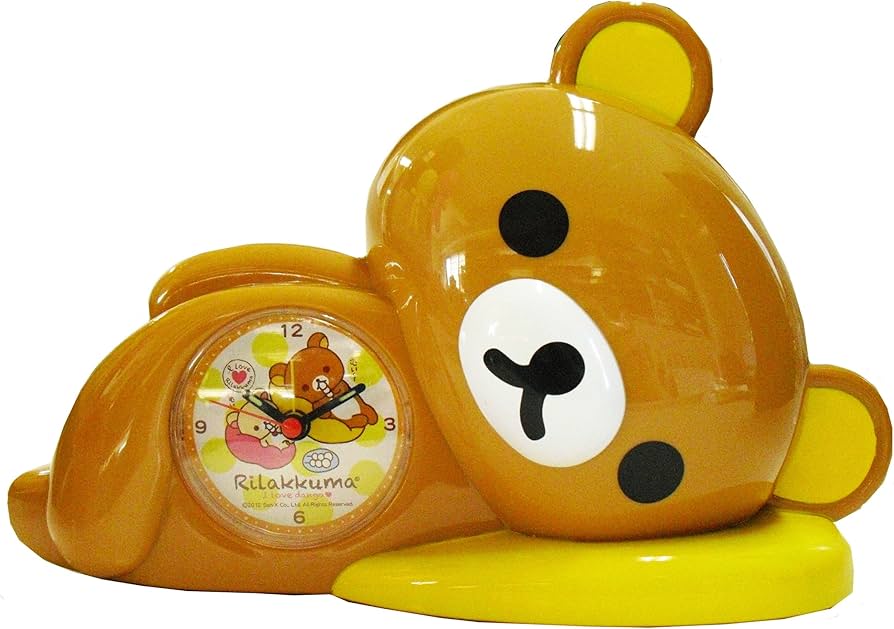 Amazon.co.jp: Rilakkuma 3D Alarm Clock, Ilove, Rilakkuma (Yellow