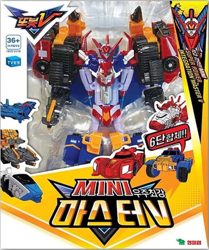 Amazon.co.jp: SSmall YOUNGTOY TOBOT V ミニマスターV 6連動 変形