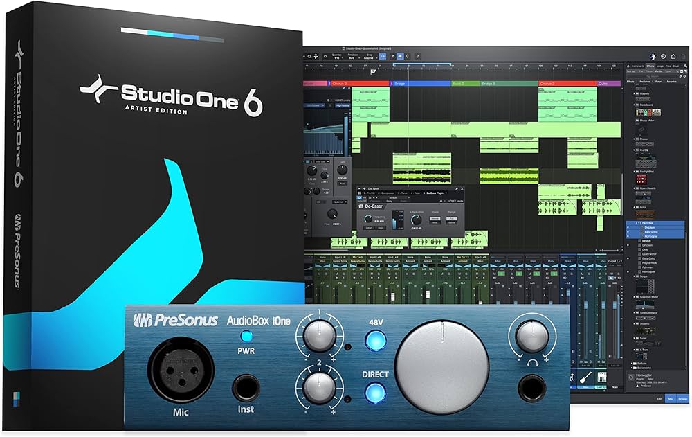 PreSonus AudioBox iOne, Audio interface, USB and iOS/iPad, For