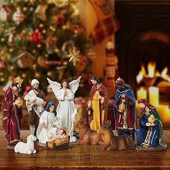 Amazon.co.jp: BESBLEE キリスト降誕セット クリスマス用 屋内 13個