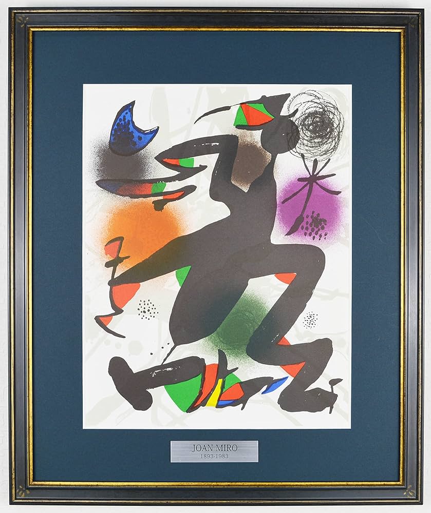 Amazon | ジョアン ミロ『Lithographie originale Ⅳ【LITHOGRAPHE 第