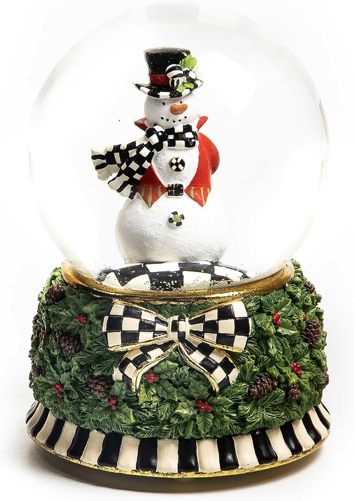 MACKENZIE-CHILDS Snow Globe, Christmas Decor for Living Room