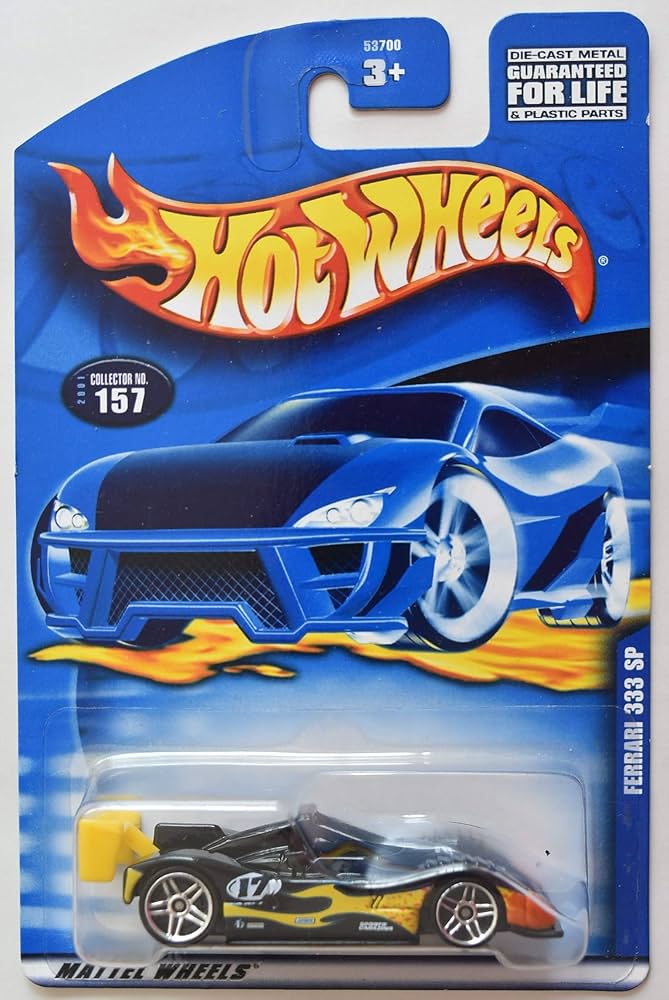 Amazon.com: Hot Wheels BLACK FERRARI 333 SP #137 : Toys & Games