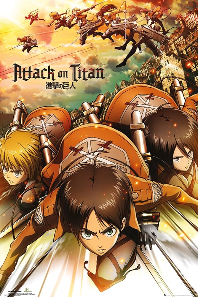 Amazon.com: GB eye Attack On Titan Attack 61 x 91.5cm Maxi Poster
