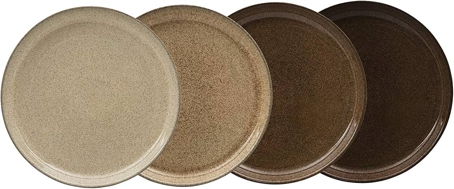 Amazon.com | Denby Studio Craft 4 Piece Coupe Dinner Plate Set
