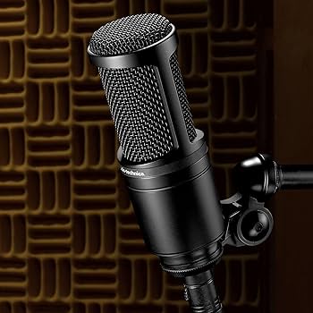 Amazon.com: Audio-Technica AT2020 Cardioid Condenser Studio XLR