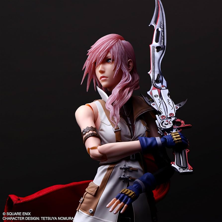 Amazon | ファイナルファンタジーXⅢ PLAY ARTS真 ライトニング PVC製