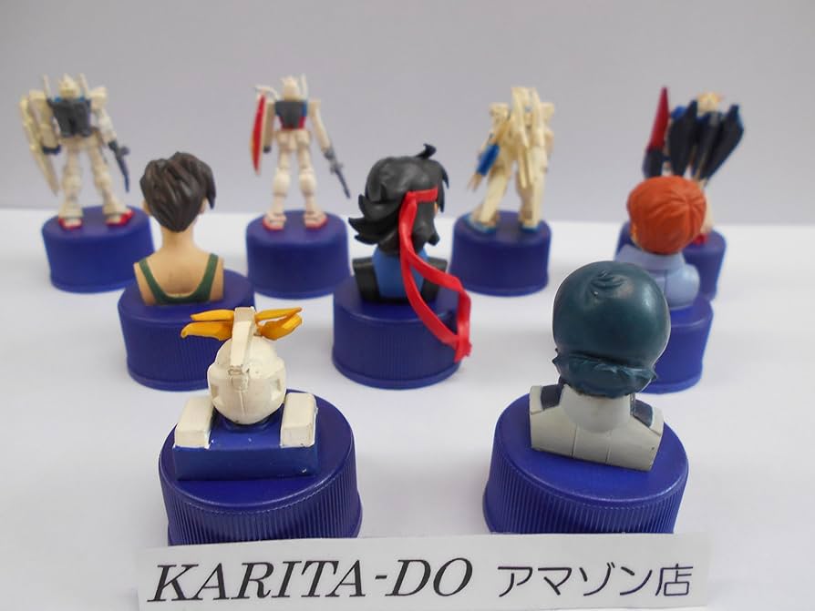 Amazon | ペプシボトルキャップ／ガンダム9種類セット | フィギュア