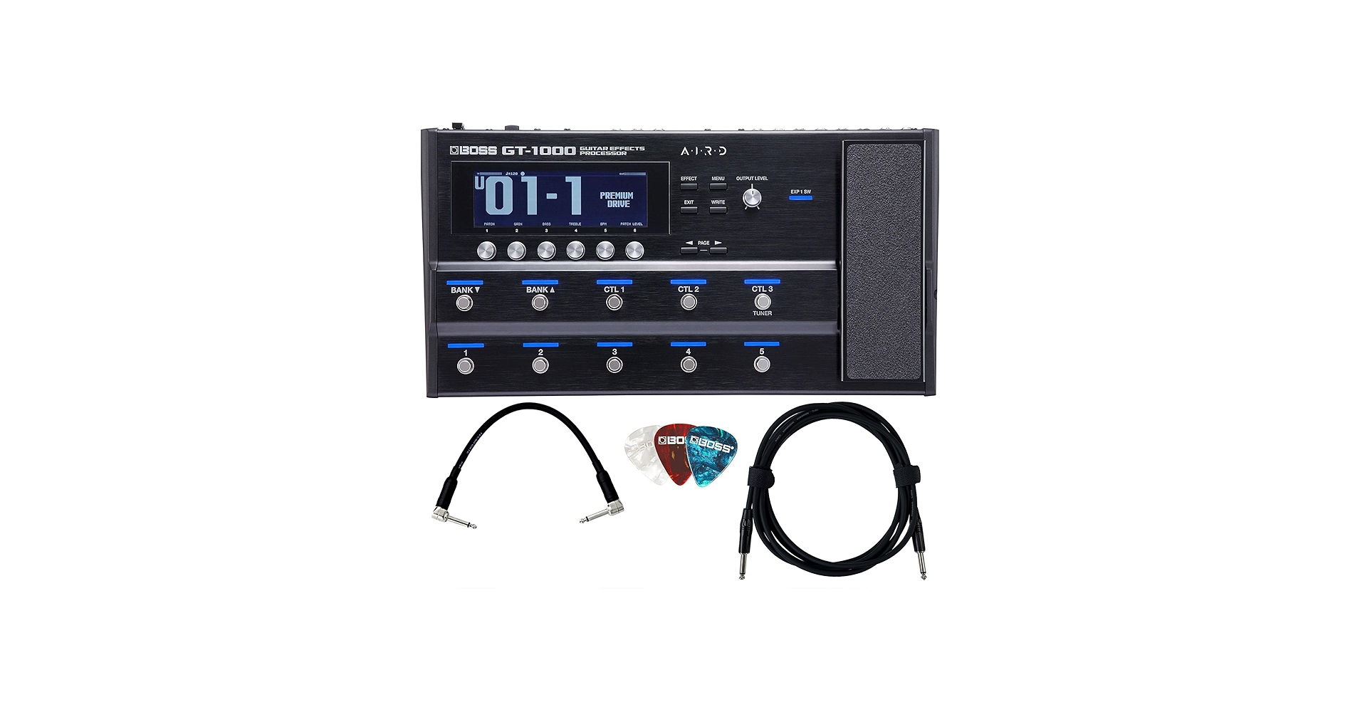 Amazon.com: Boss GT-1000 Guitar Effects Processor Bundle with