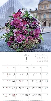 Amazon.co.jp: カレンダー2025 Mon Bouquet et PARIS パリであなたの