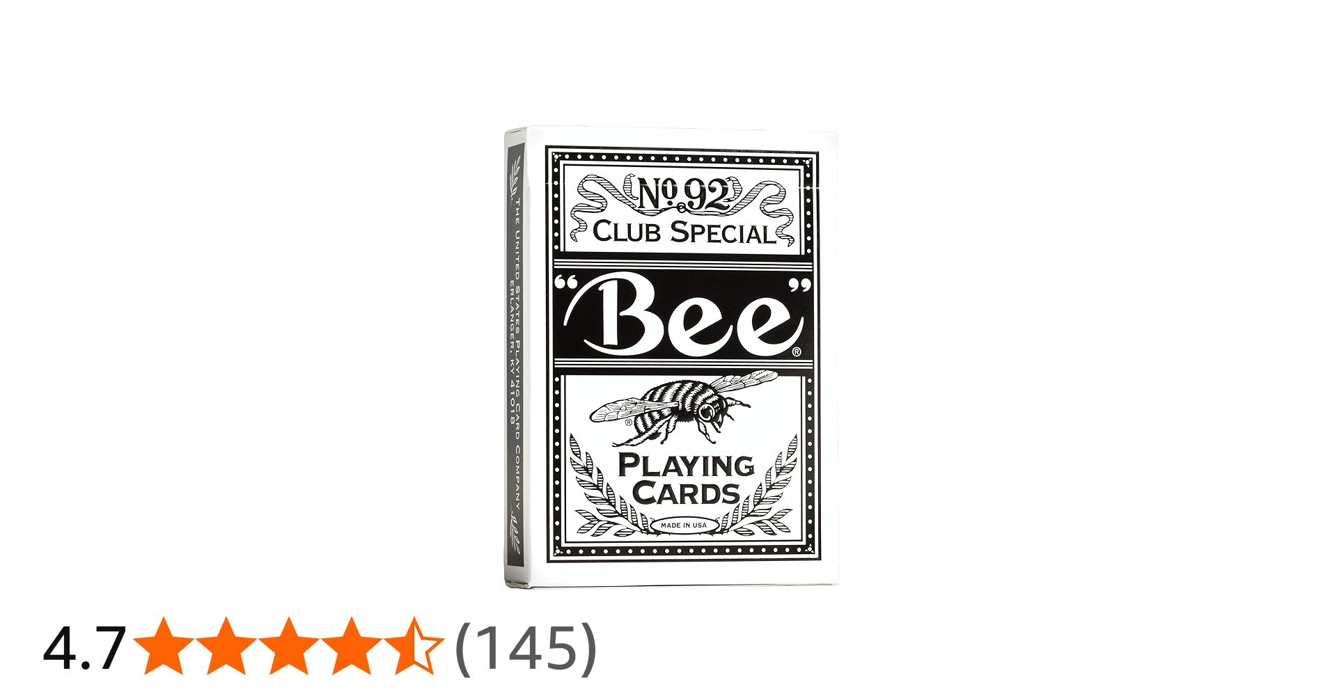 Amazon.co.jp: Bee Signature シリーズ トランプデッキ ブラック