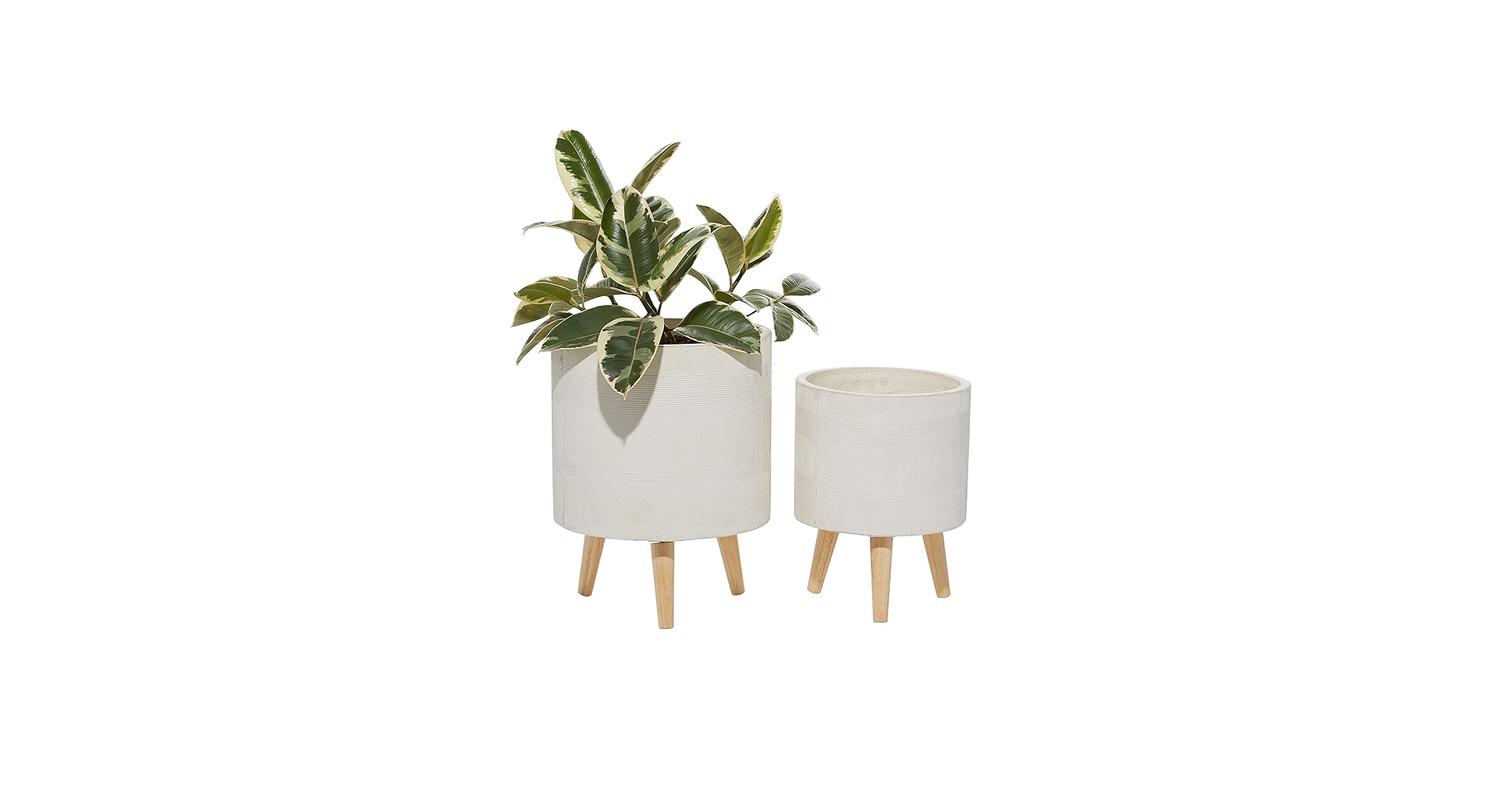 Amazon.com : Deco 79 Magnesium Oxide Indoor Outdoor Large Pot with