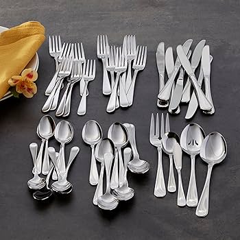 Amazon.com | Oneida Silverware Set For 12, Flight 65-Piece