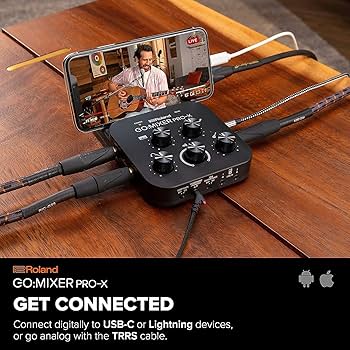 Amazon.com: Roland GO:MIXER PRO-X Audio Mixer for Smartphones