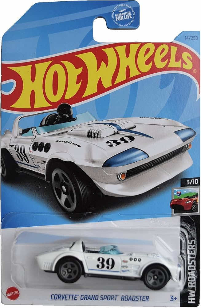 Amazon.com: Hot Wheels Corvette Grand Sport Roadster, HW Roadsters