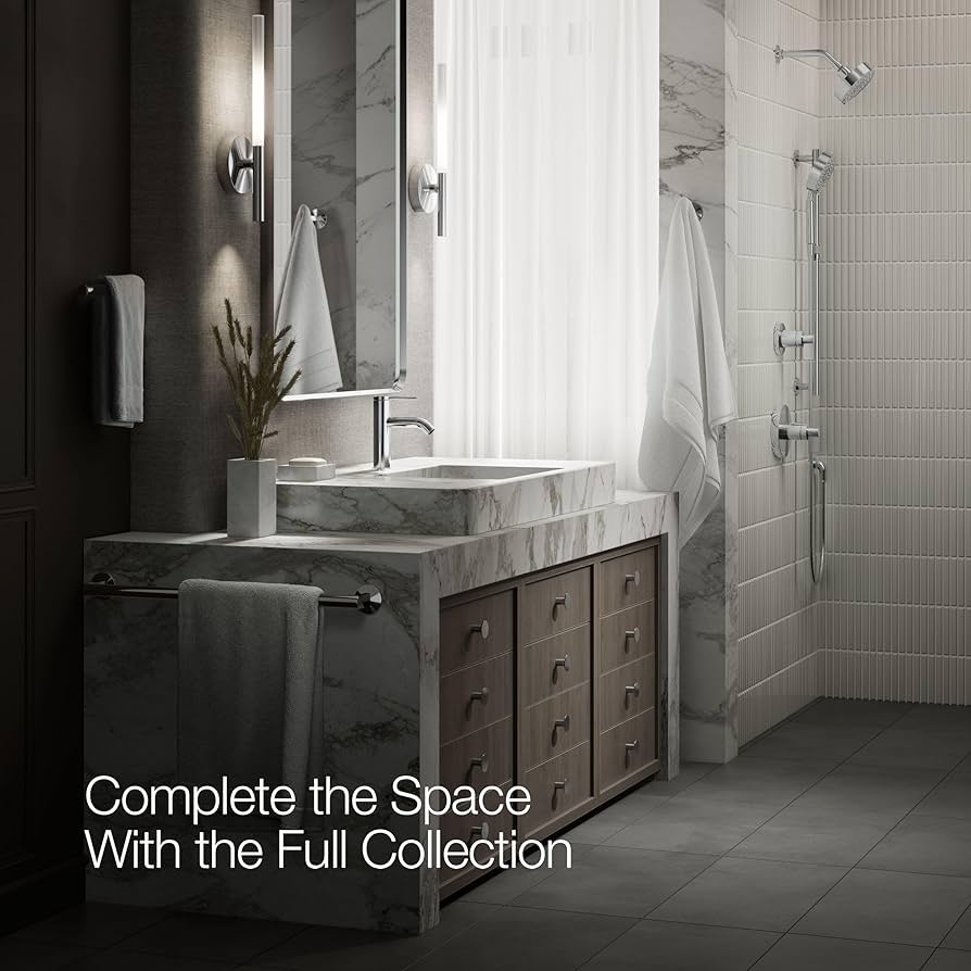KOHLER 77958-4A-CP Components® Single-Handle 1.2 GPM Bathroom Sink
