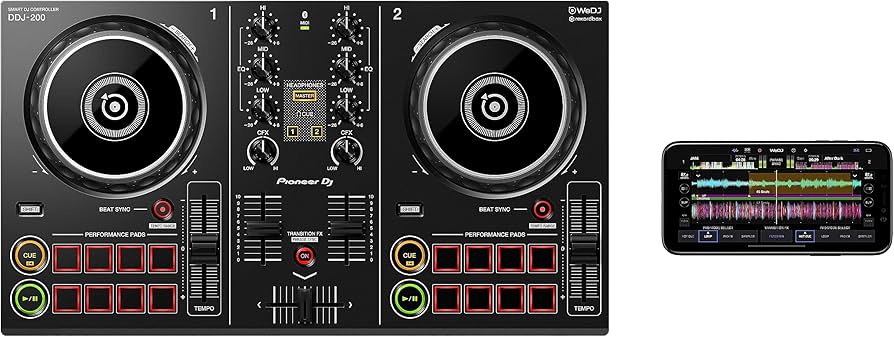 Amazon | PIONEER PRO DJ DDJ200 PIONEER SMART DJ CONTROLLER | DJ