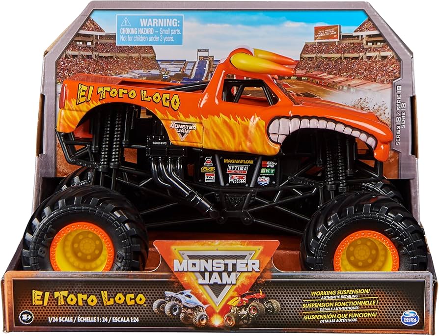 Monster Jam, Official El Toro Loco Monster Truck, Collector Die