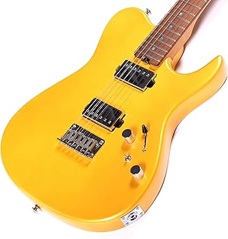 Amazon | Grote GTLM-2 ソリッドボディエレクトリックギター、焼き