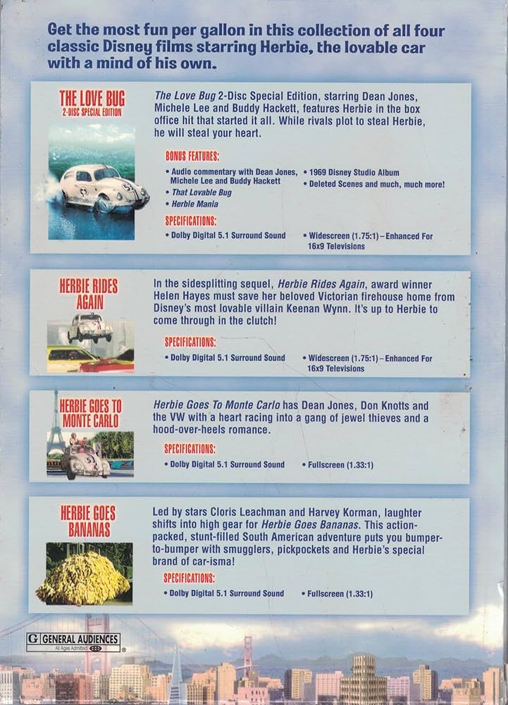 Amazon.co.jp: Herbie the Love Bug Collection (The Love Bug/Herbie