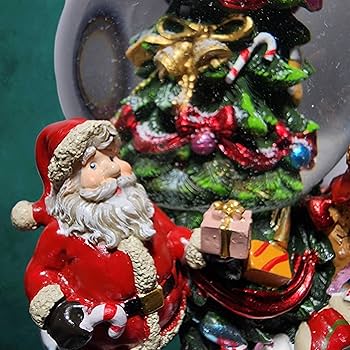 Amazon.co.jp: 南貿易 クリスマスツリー スノードーム オルゴール付