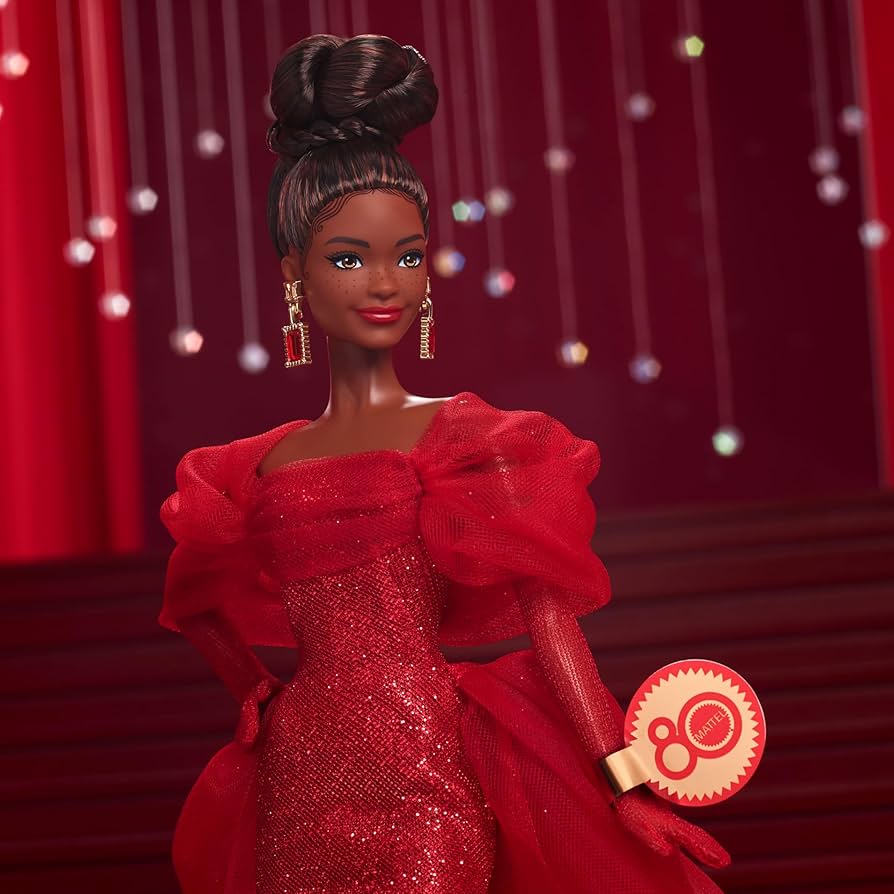 Amazon.com: Barbie Signature Doll, Mattel 80th Anniversary