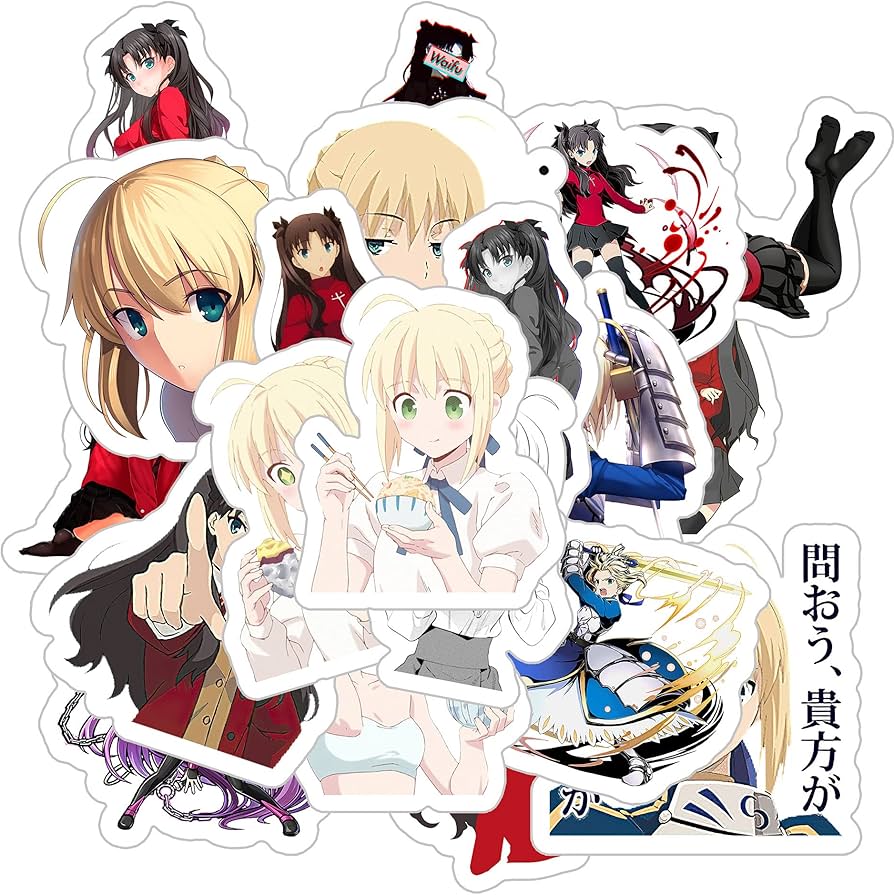 Amazon.com: Fate Stay Night Saber Rin Tohsaka Beautiful Girl Fate