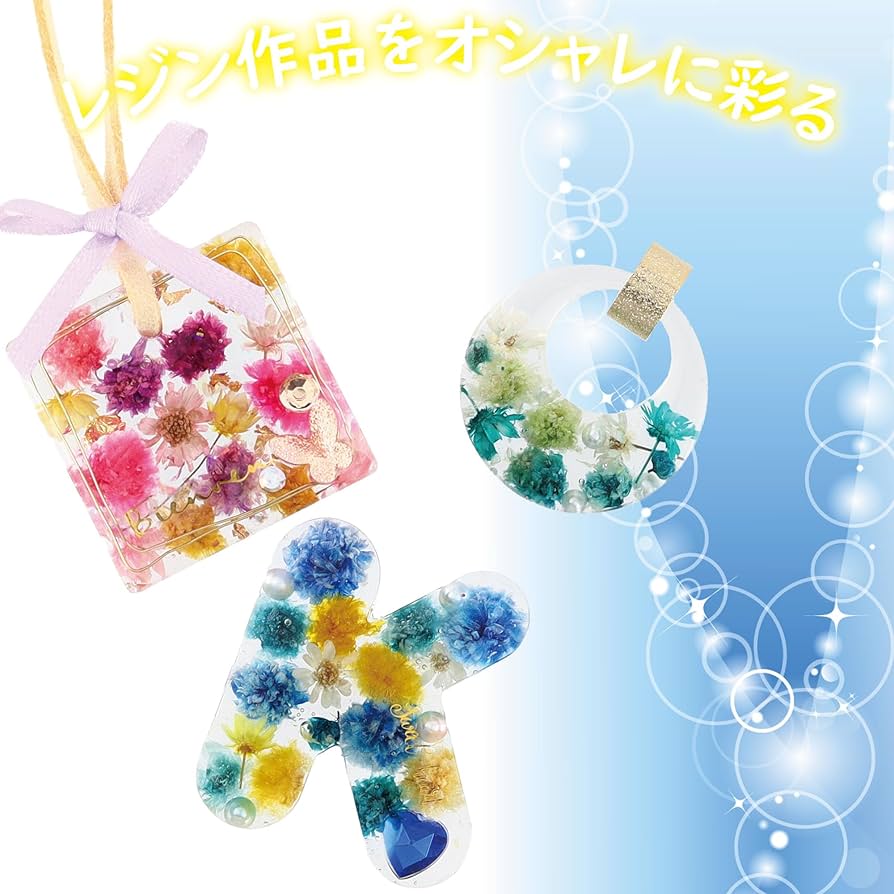 Amazon | Princess-style かすみ草 咲いた花 レジン ドライフラワー