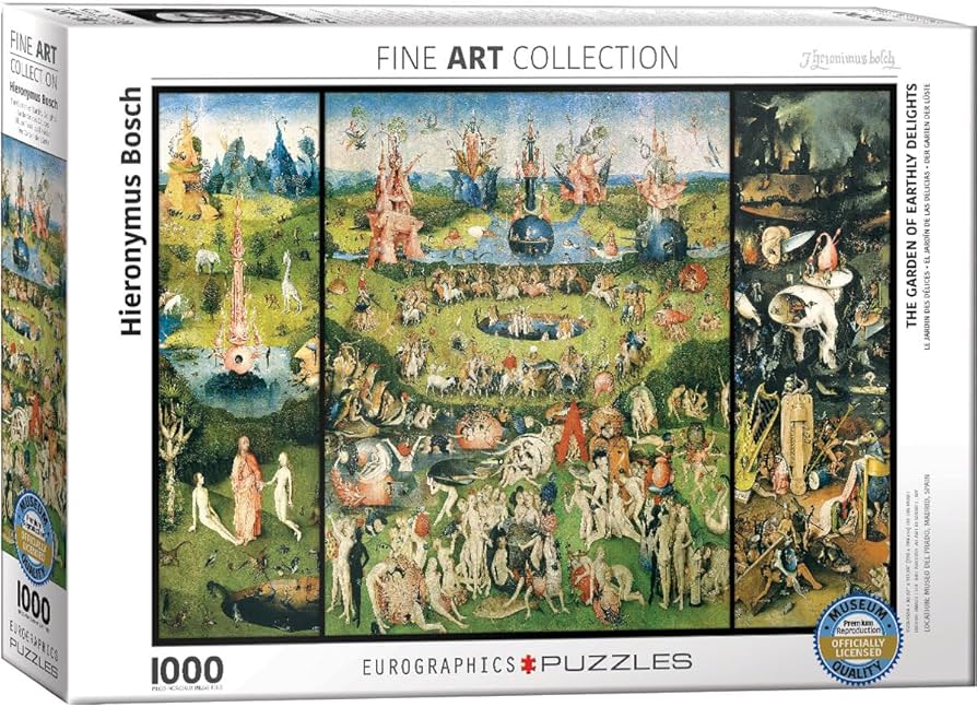 Amazon.co.jp: 1000ピース ジグソーパズル 快楽の園 ヒエロニムス