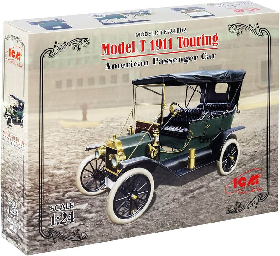 Amazon | ICM 1/24 T型 フォード 1911 ツーリング プラモデル