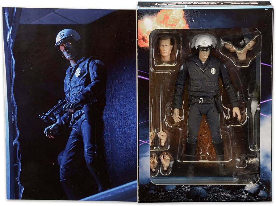 Amazon.com: NECA - Ultimate T-1000 Motorcycle Cop Terminator Scale