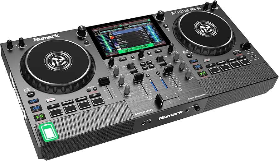 Amazon | Numark Mixstream Pro Go スタンドアローンDJコントローラー