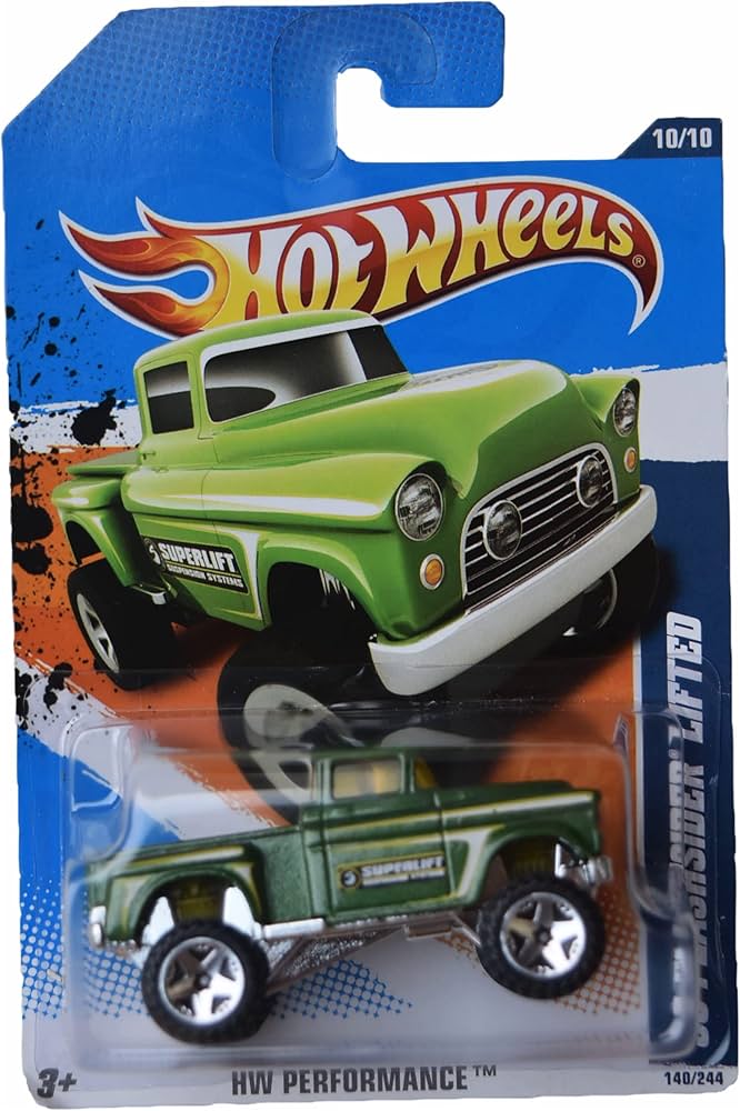 Amazon.com: Hot Wheels '56 Flashsider Lifted - Green 140/244